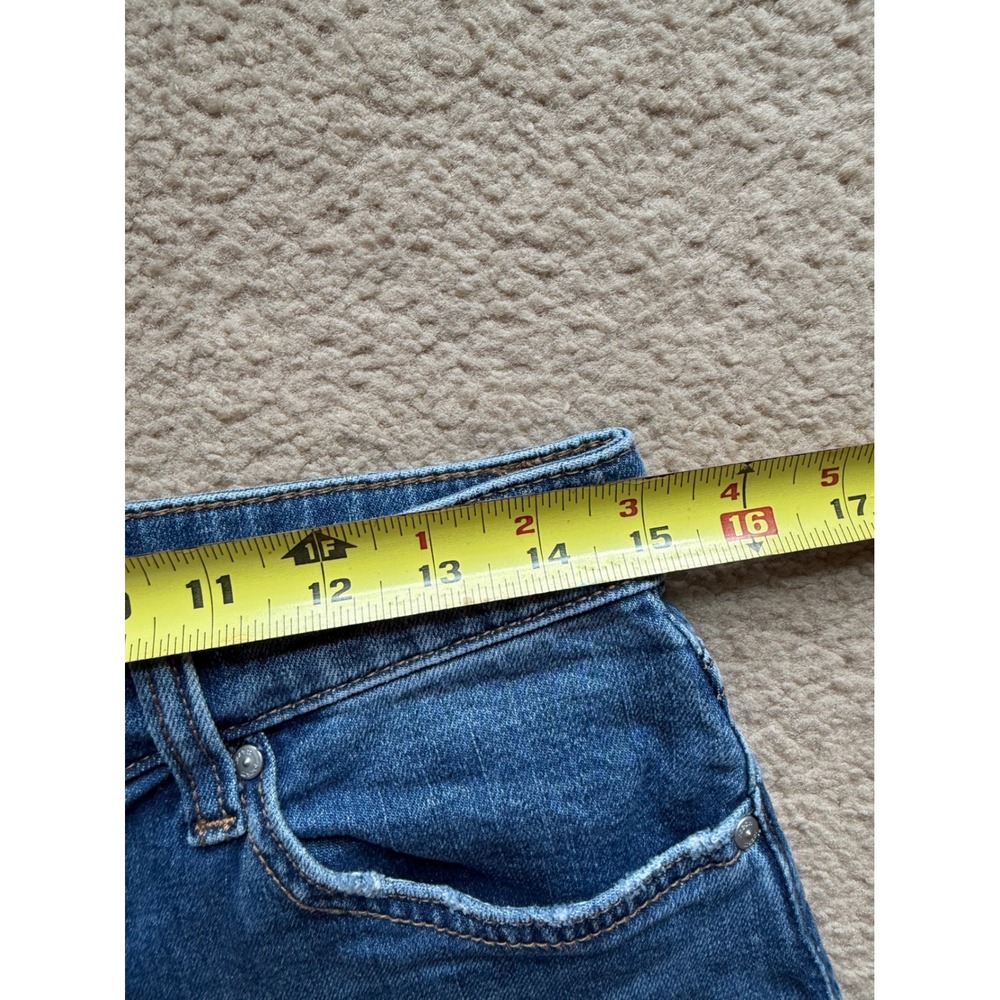 Joe's Jeans Womens Medium Wash Raw Hem Cut Off Denim Shorts Blue Size 27 - Picture 6 of 7